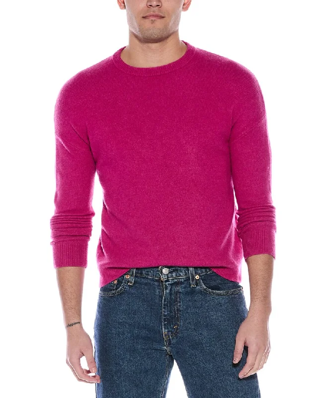 Men's sleep sweatshirt-Men's eco-friendly gym t-shirt-Reiss Parks Wool Crewneck Sweater