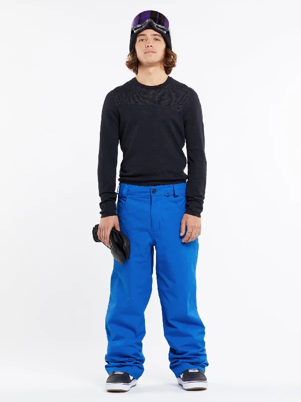 Men's loose fit pants-Men's weatherproof athletic wear t-shirt-Mens 5-Pocket Pants - Electric Blue