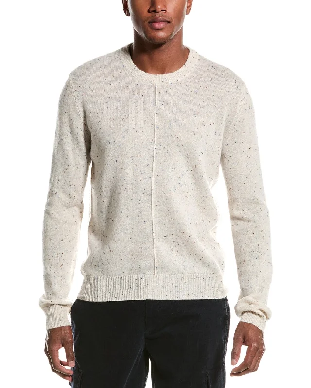 Men's active sweatshirt-Men's performance sports t-shirt-ATM Anthony Thomas Melillo Cashmere Crewneck Sweater