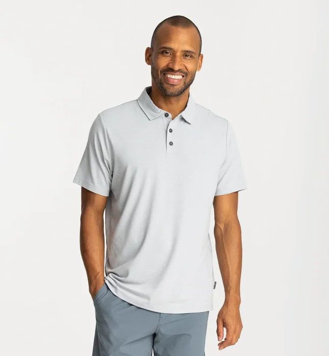 Men's cooling office wear polo shirt-Men's modern fitness t-shirt-Men`s Bamboo Flex Polo II