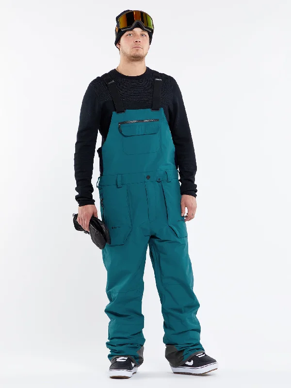 Men's bootcut pants-Men's breathable performance t-shirt-Mens Rain Gore-Tex Bib Overalls - Blue