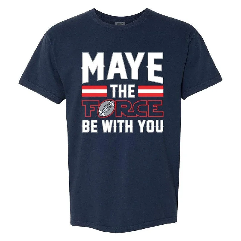 Men's eco-friendly gym t-shirt-Maye the Force Tee