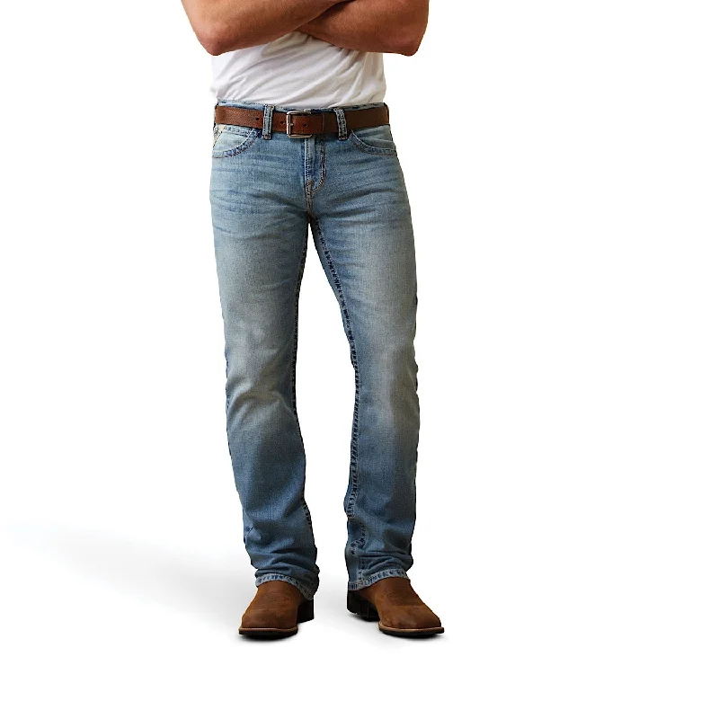 Men's breathable pants-Men's relaxed fit performance t-shirt-Ariat Men's M7 Slim Straight Leg Jean Kodi Orleans