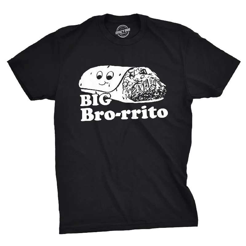 Men's quick-dry athletic t-shirt-Big Bro-rrito Men's T Shirt