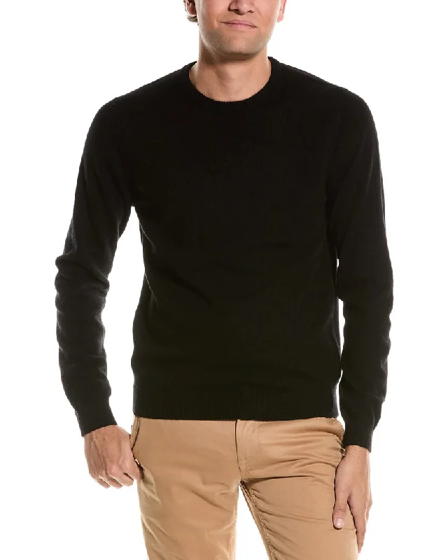 Men's hemp sweatshirt-Men's premium workout t-shirt-Mette Crewneck Cashmere Sweater