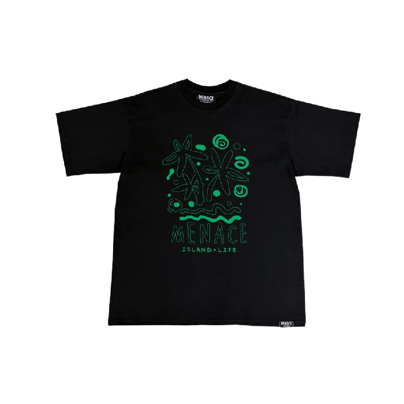 Men's casual athletic wear t-shirt-Island Life T-shirt (Blk)