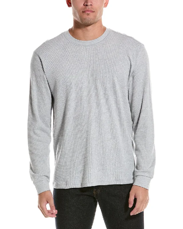 Men's stylish sweatshirt-Men's eco-friendly gym t-shirt-JOE'S Jeans Waffle Crewneck Sweater