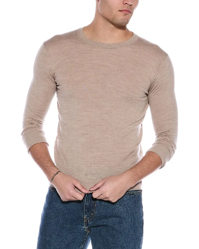 Men's activewear sweatshirt-Men's comfortable exercise t-shirt-Reiss Wessex Wool Sweater