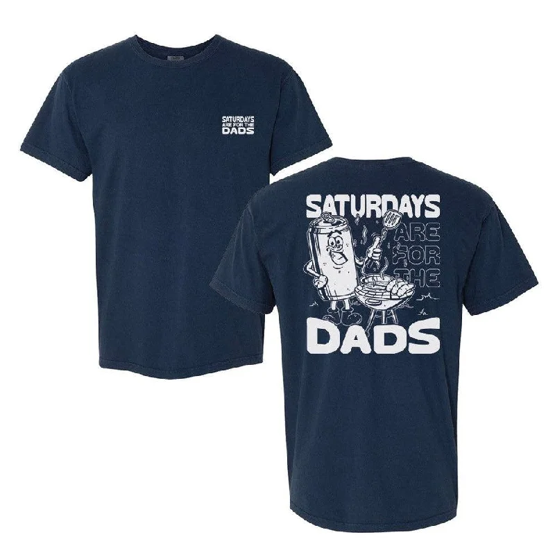 Men's sustainable athletic t-shirt-Saturdays Are For The Dads Grill Tee II