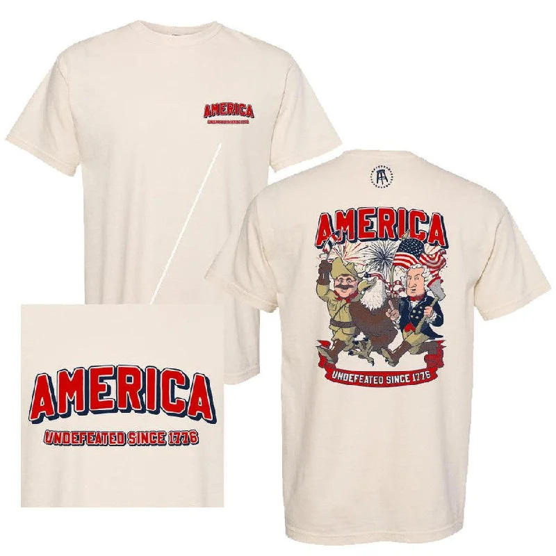 Men's quick-dry athletic t-shirt-Undefeated Since 1776 Tee