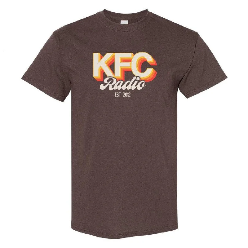 Men's casual athletic wear t-shirt-KFC Radio Retro Logo Tee