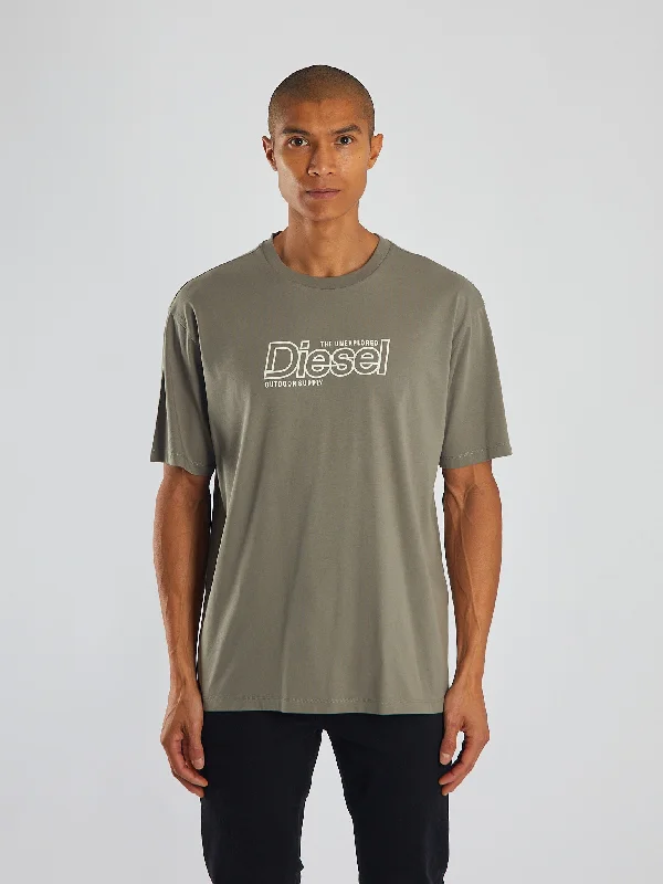 Men's durable sports t-shirt-Micah Tee Sage Grey