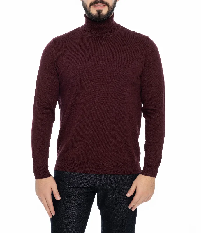 Men's regular fit sweatshirt-Men's gym performance t-shirt-PORTLAND TURTLENECK SWEATER