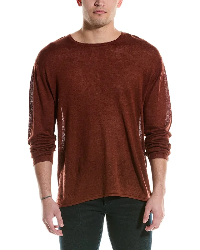 Men's travel sweatshirt-Men's weatherproof athletic wear t-shirt-rag & bone Kerwin Linen Shirt