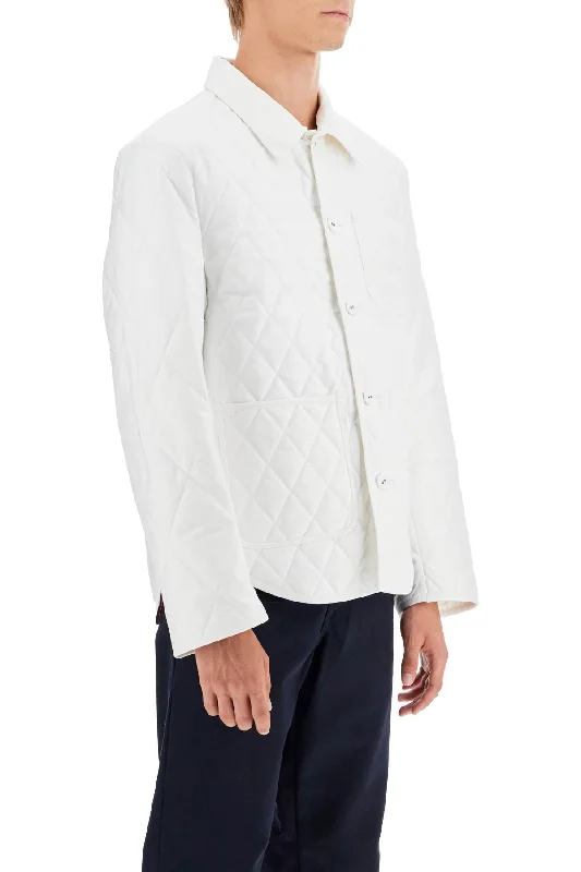 Men's snowboard jacket-Men's modern fitness t-shirt-Thom Browne Lightweight Quilted Cotton Jacket