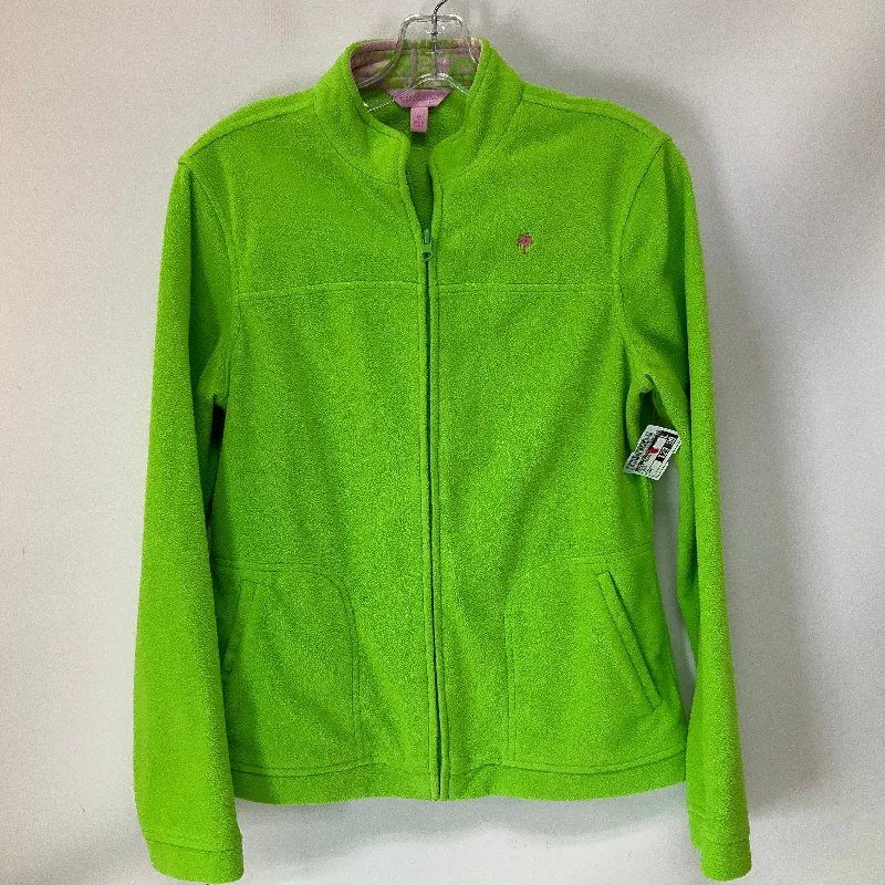 Men's festival jacket-Men's high-performance workout t-shirt-Jacket Fleece By Lilly Pulitzer In Green, Size: M