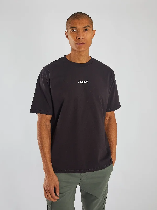 Men's active lifestyle t-shirt-Manas Tee Matte Black