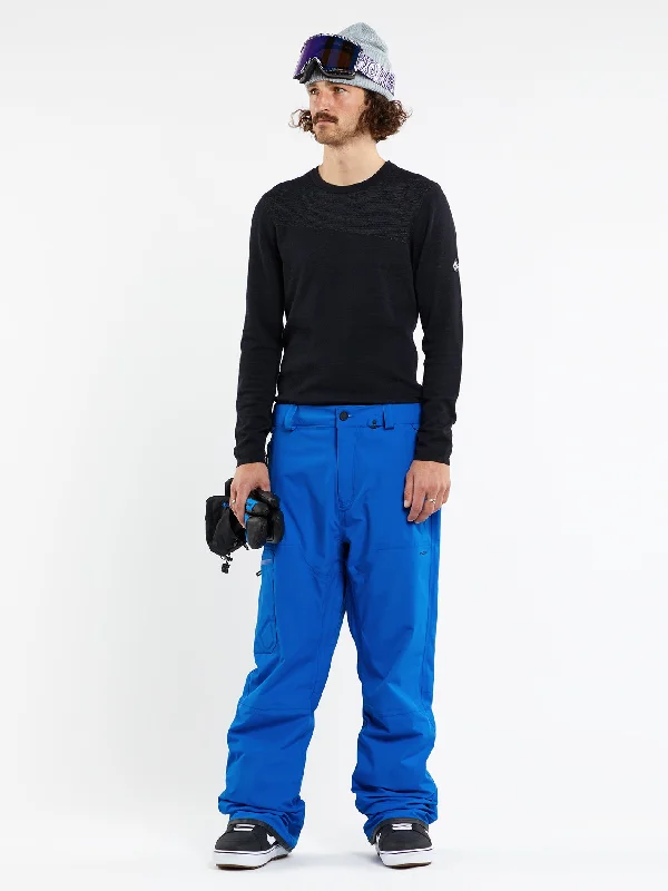 Men's soft pants-Men's relaxed fit performance t-shirt-Mens L Gore-Tex Pants - Electric Blue