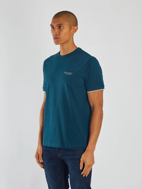 Men's breathable performance t-shirt-Taha Tee Midnight Teal