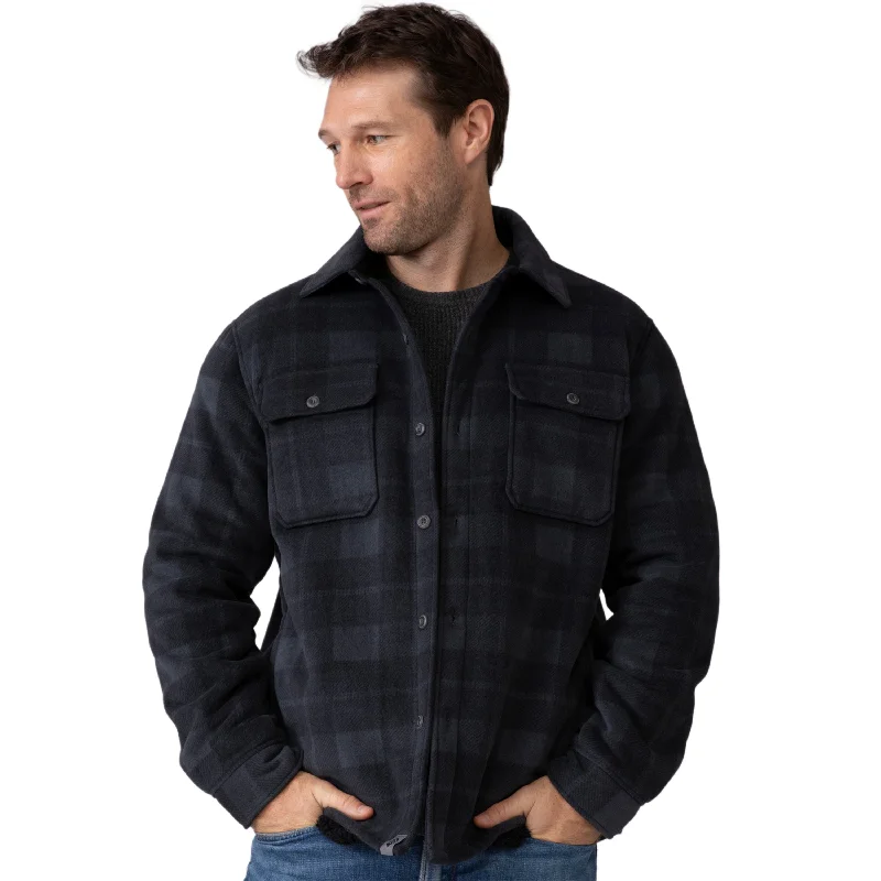 Men's corduroy jacket-Men's eco-friendly gym t-shirt-Free Country Men's Mountain Ridge Sueded Chill Out Fleece Jacket