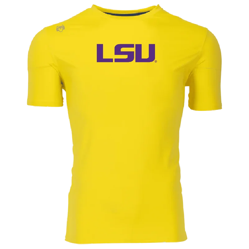 Men's comfortable exercise t-shirt-LSU Guide Sport Short Sleeve Tee