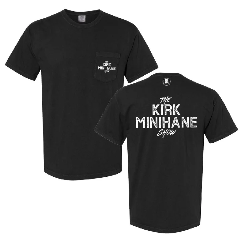 Men's sustainable athletic t-shirt-The Kirk Minihane Show Pocket Tee