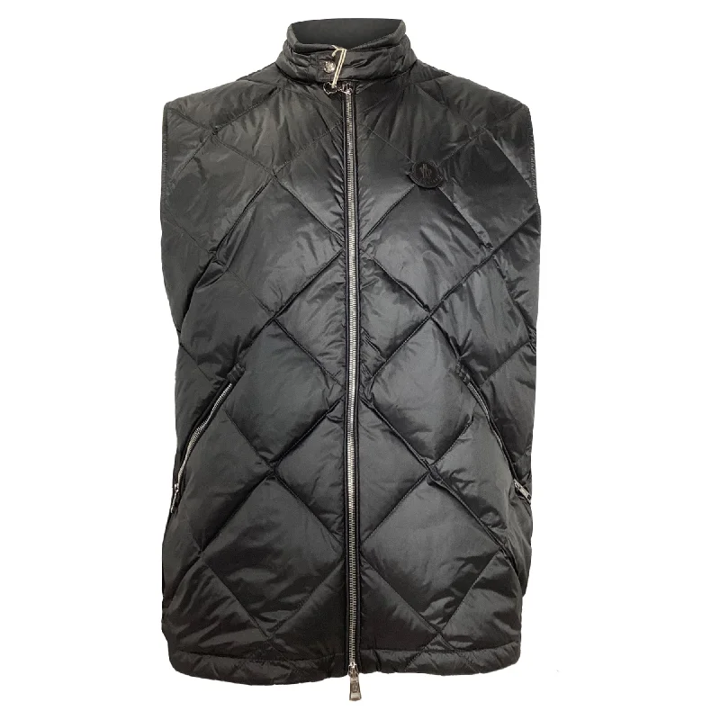 Men's timeless jacket-Men's high-performance workout t-shirt-Moncler Neste Down Vest in Grey Polyamide