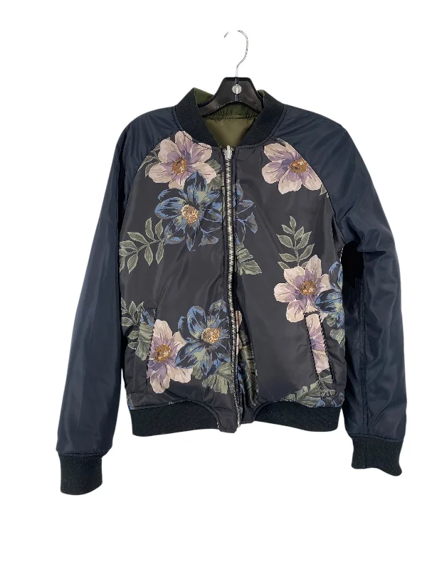 Men's varsity jacket-Men's ultra-breathable gym t-shirt-Jacket Other By Clothes Mentor In Floral Print, Size: S