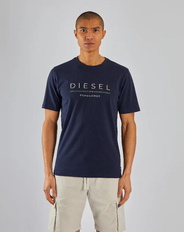 Men's summer fitness t-shirt-Jasper Tee Sail Navy