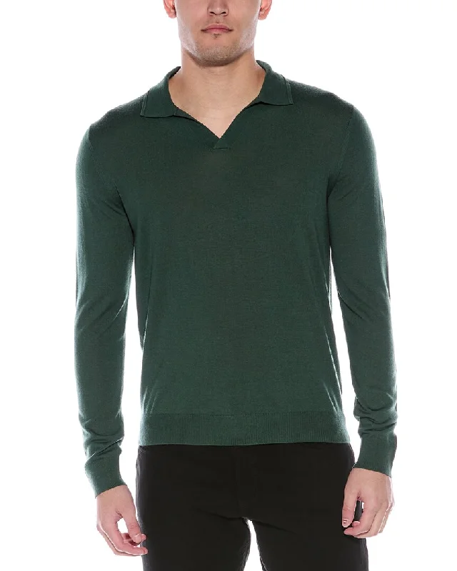 Men's professional sweatshirt-Men's breathable performance t-shirt-Reiss Milburn Wool Sweater