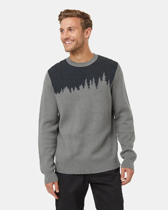 Men's tennis sweater-Men's active lifestyle t-shirt-Highline Juniper Sweater