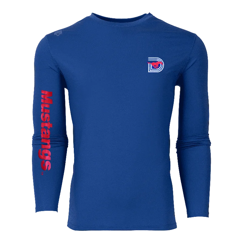 Men's sustainable athletic t-shirt-SMU Triple-D Guide Long Sleeve Tee