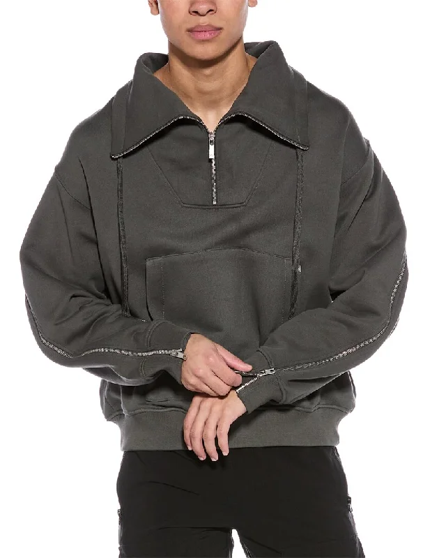 Men's pajama sweatshirt-Men's fashion-forward activewear t-shirt-Helmut Lang Suitcase Pullover