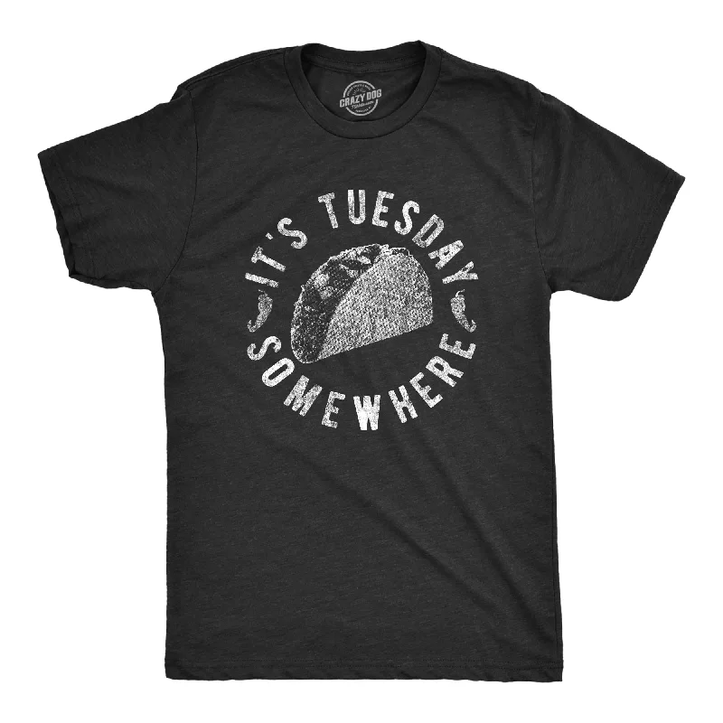 Men's eco-friendly gym t-shirt-It's Tuesday Somewhere Men's T Shirt