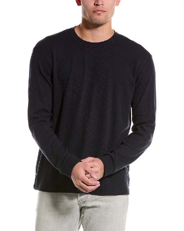 Men's casual pullover-Men's breathable performance t-shirt-JOE'S Jeans Waffle Crewneck Sweater