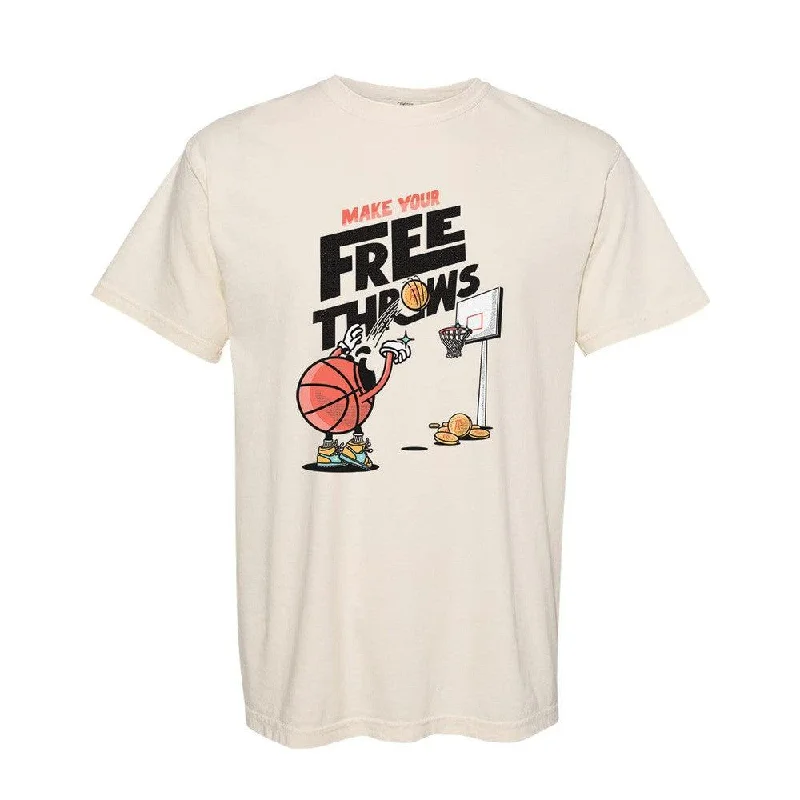 Men's high-performance workout t-shirt-Make Your Free Throws Graphic Tee