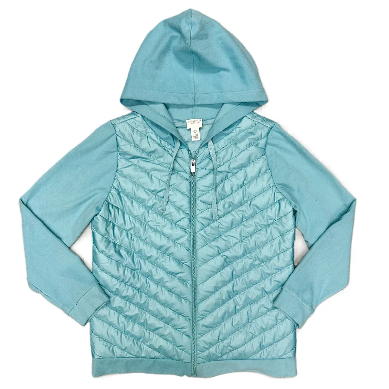 Men's anorak jacket-Men's breathable performance t-shirt-Jacket Puffer & Quilted By Chicos In Blue, Size: S