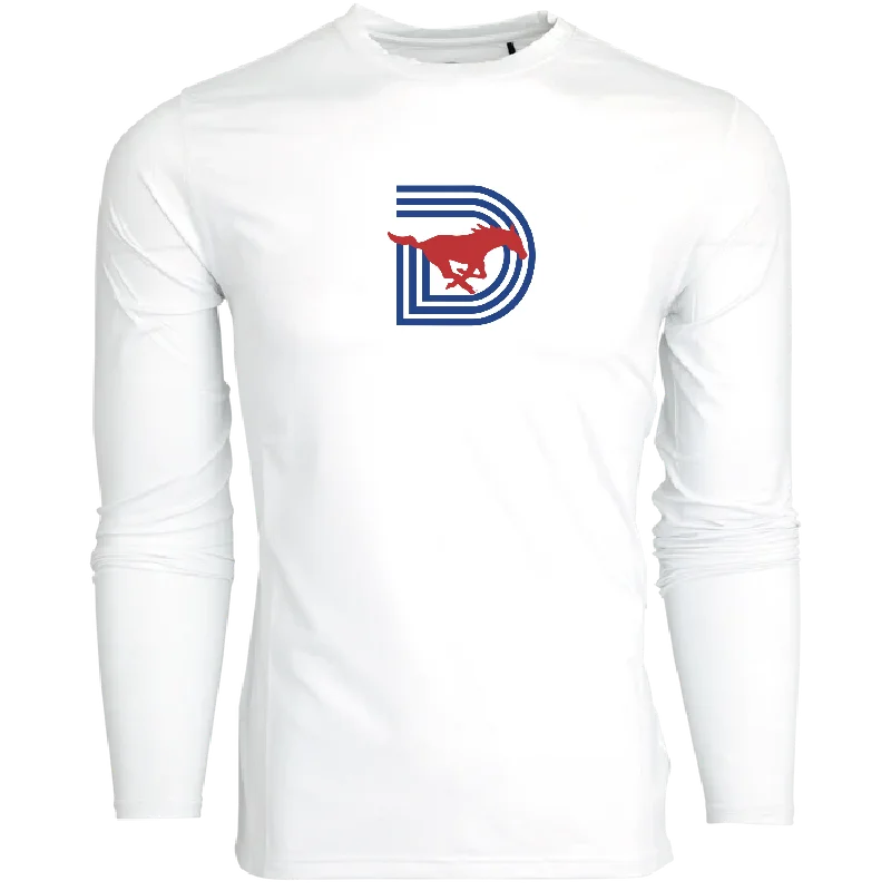 Men's relaxed fit performance t-shirt-SMU Guide Sport Long Sleeve Tee