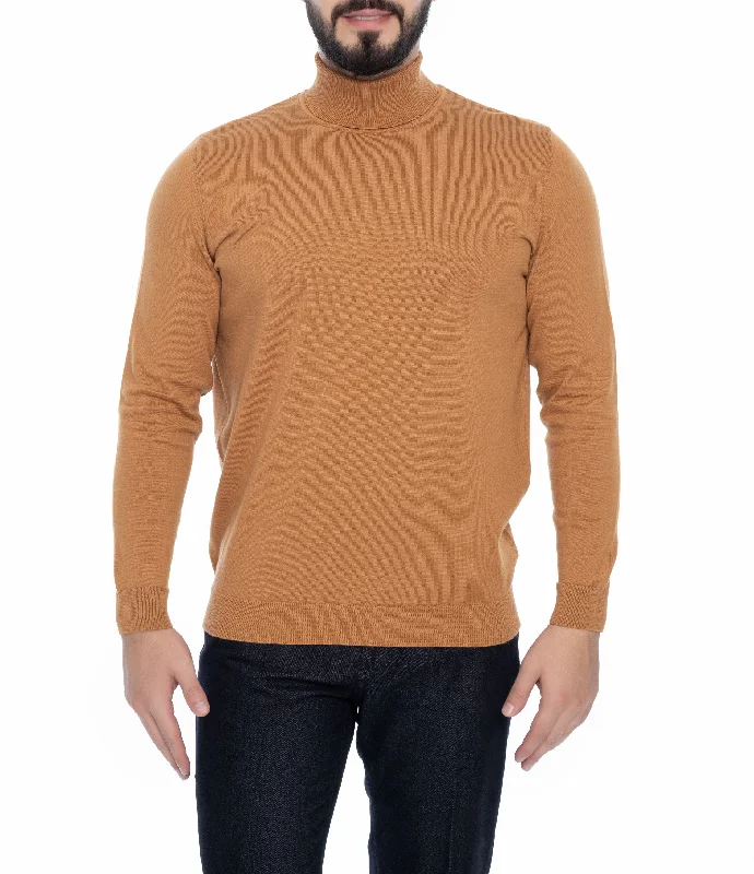 Men's plain sweatshirt-Men's durable sports t-shirt-PORTLAND TURTLENECK SWEATER