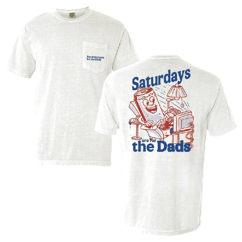 Men's comfortable exercise t-shirt-Saturdays Are For The Dads Couch Tee