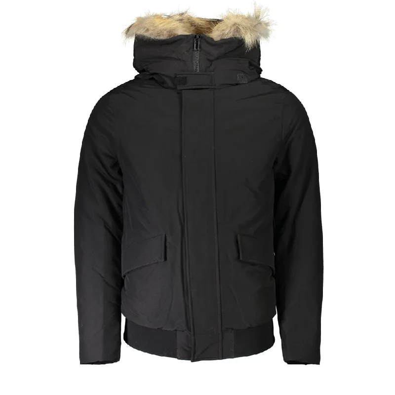 Men's relaxed fit jacket-Men's quick-dry athletic t-shirt-Woolrich  Cotton Men's Jacket