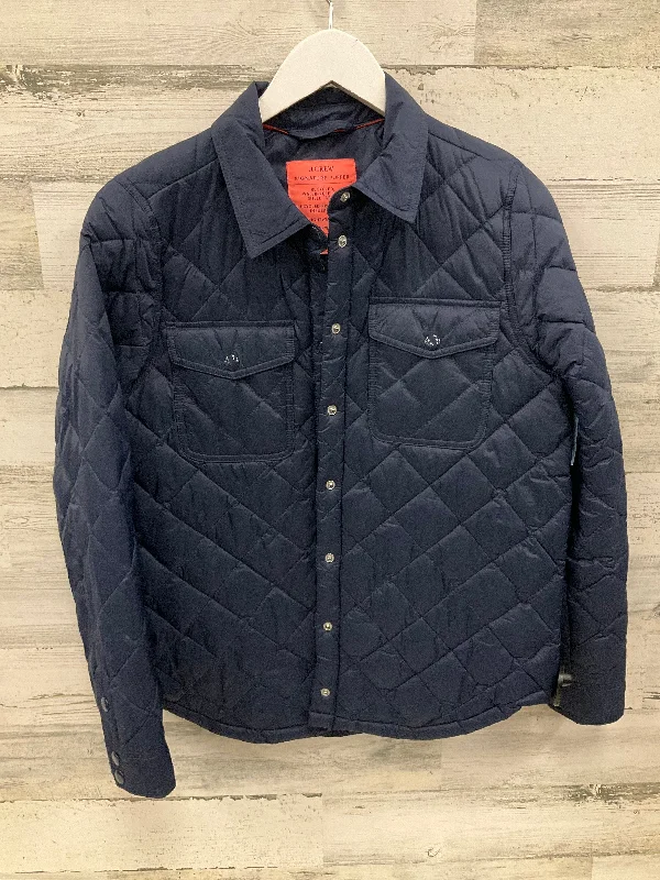 Men's utility coat-Men's gym performance t-shirt-Jacket Puffer & Quilted By J. Crew In Blue, Size: S