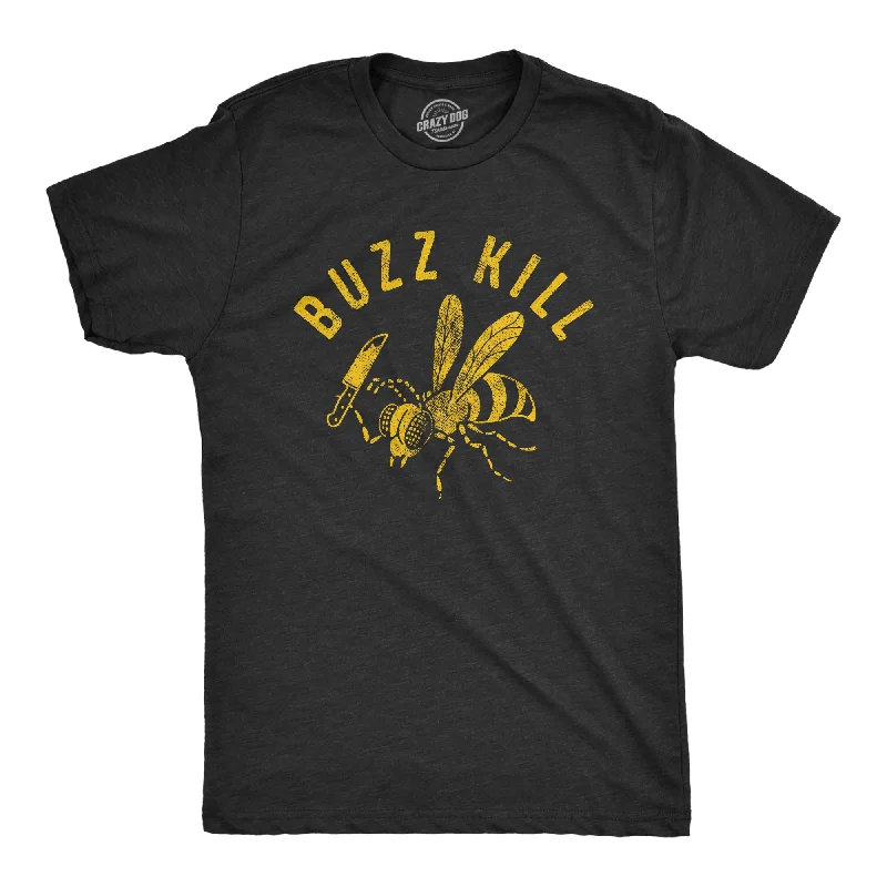 Men's lightweight athletic wear t-shirt-Buzz Kill Men's T Shirt