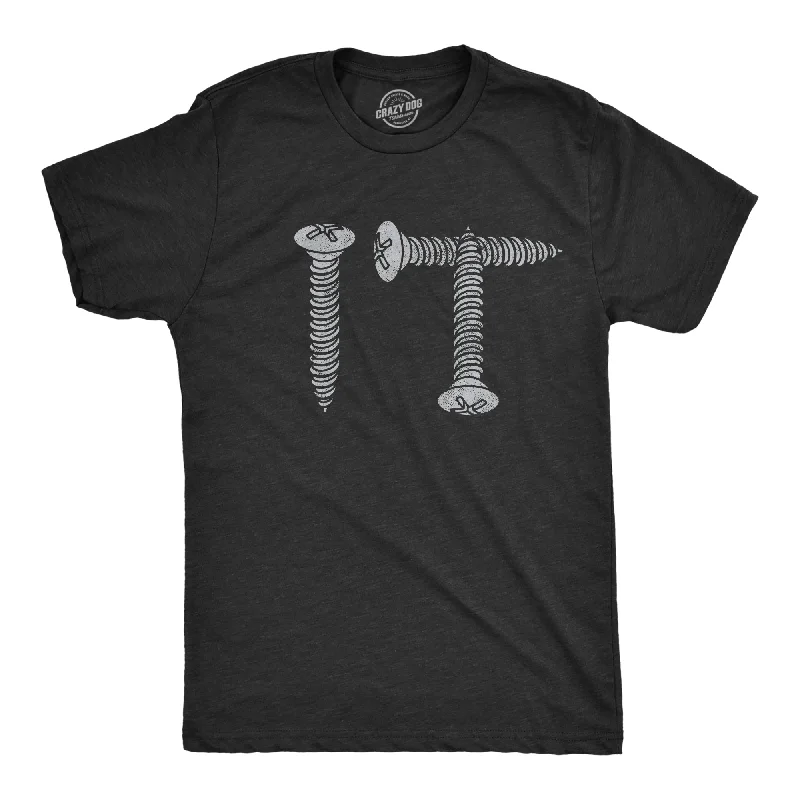 Men's modern fitness t-shirt-Screw It Men's T Shirt