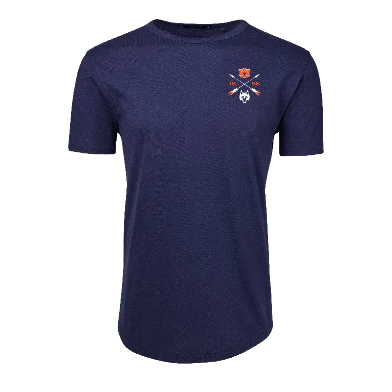 Men's active lifestyle t-shirt-Auburn University Alpha Slub Tee