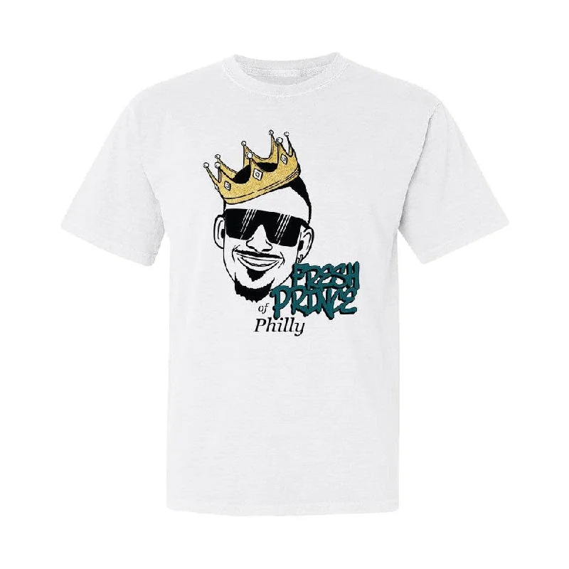 Men's sustainable athletic t-shirt-Jalen Hurts Prince of PHL Tee