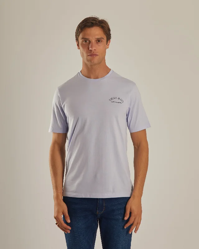 Men's organic athletic t-shirt-Tampa Tee Nimbus Blue