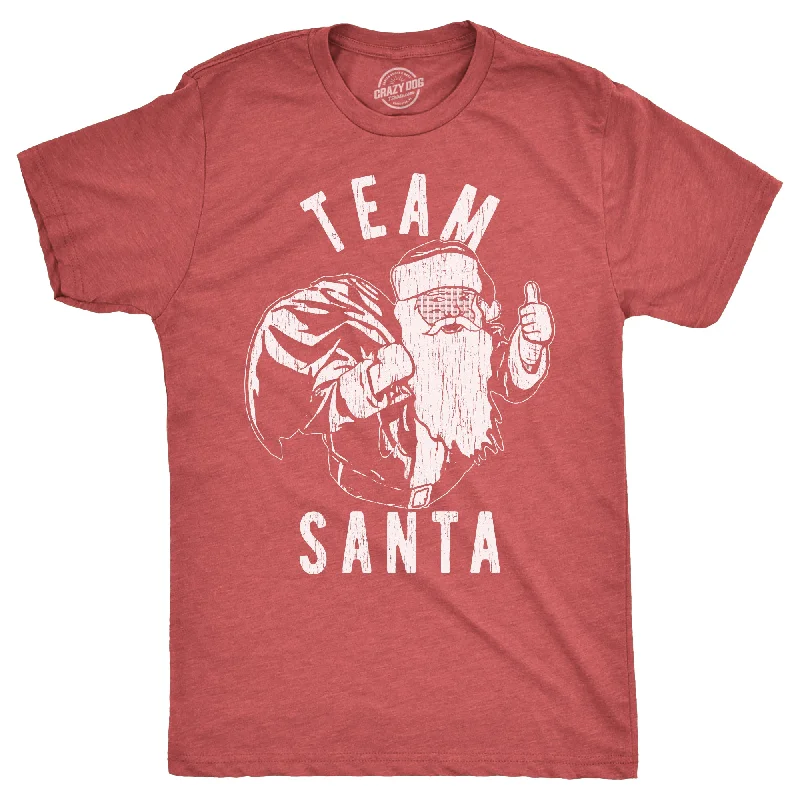 Men's performance sports t-shirt-Team Santa Men's T Shirt